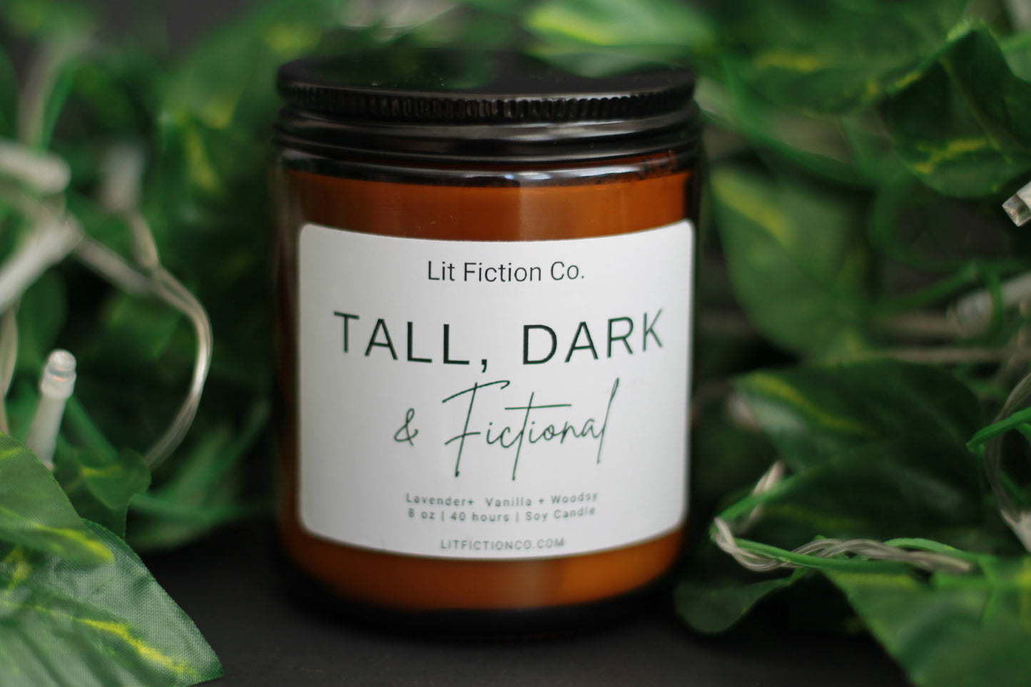 Tall, Dark & Fictional Soy Candle